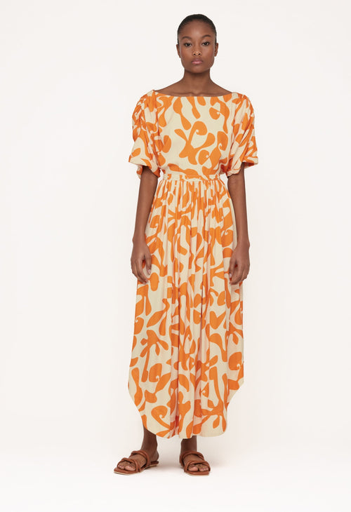 Main image -   Aire-geometrico-Cotton-Maxi-Dress-11952
