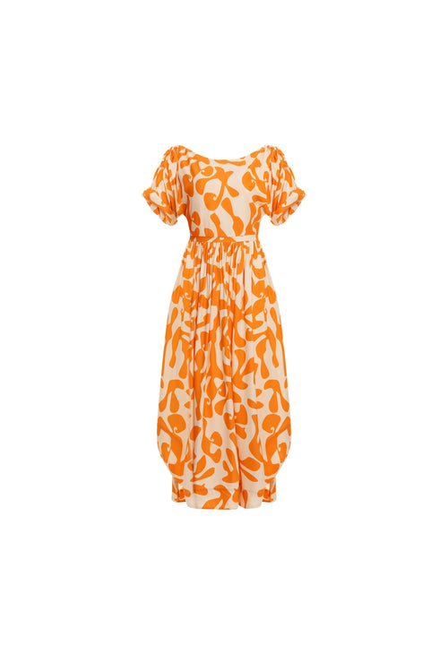 Hover Alternative image -   Aire-geometrico-Cotton-Maxi-Dress-11952-HOVER