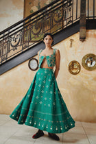 Bel-Mar-Esmeralada-hand-Embroidered-Maxi-Skirt-14051