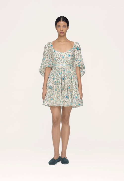 Main image -   Delirio-Platero-hand-Embroidered-Mini-Dress-14227
