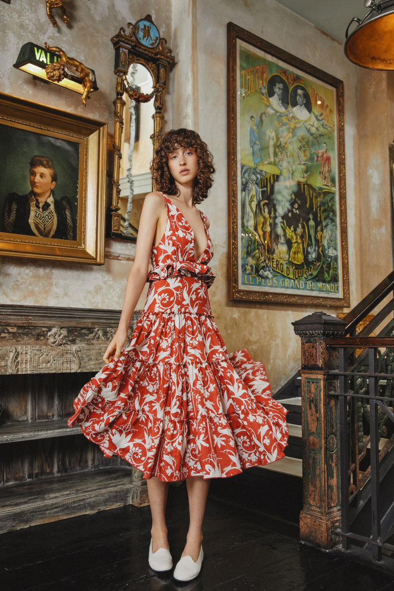 Lago-Maiz-Midi-Dress-14198 - 2