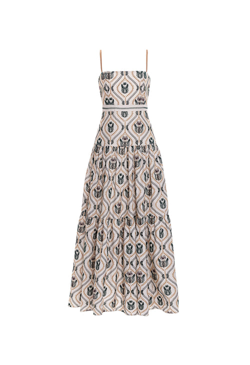 Hover Alternative image -   Lima-Jarron-Linen-Maxi-Dress-12621-HOVER