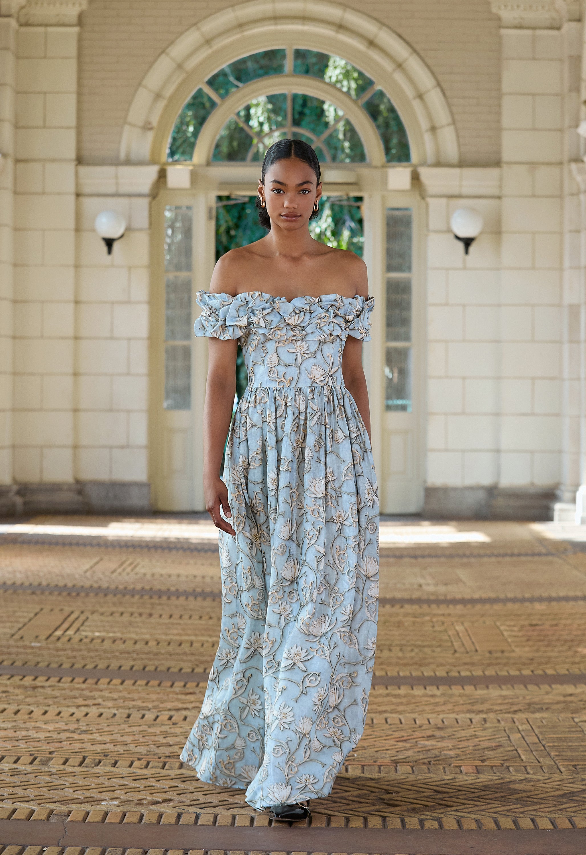 Espliego Soledad Maxi Dress | Agua by Agua Bendita – AGUA by Agua