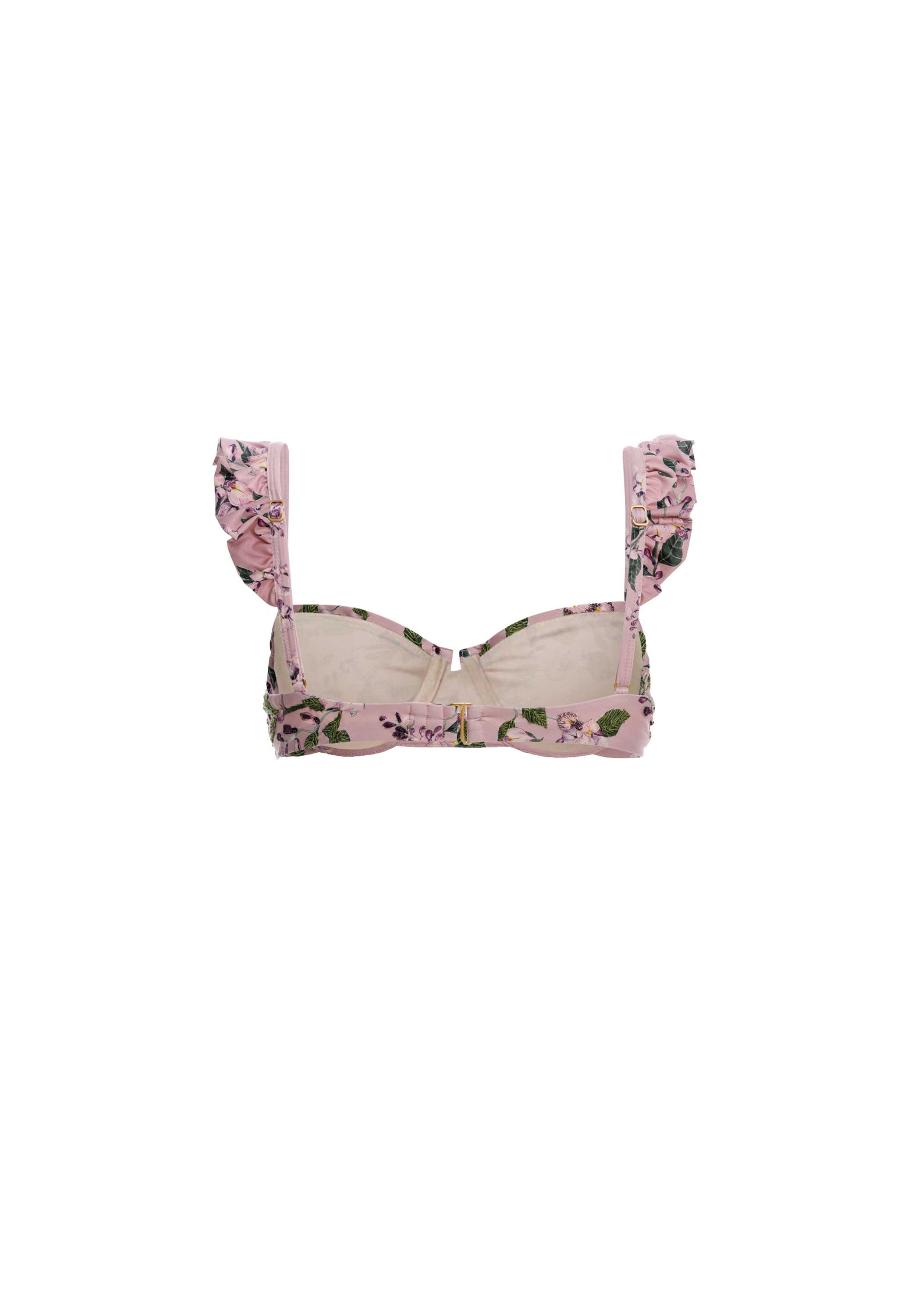 Kiwi Wisteria Bikini Top | Agua by Agua Bendita – AGUA by Agua