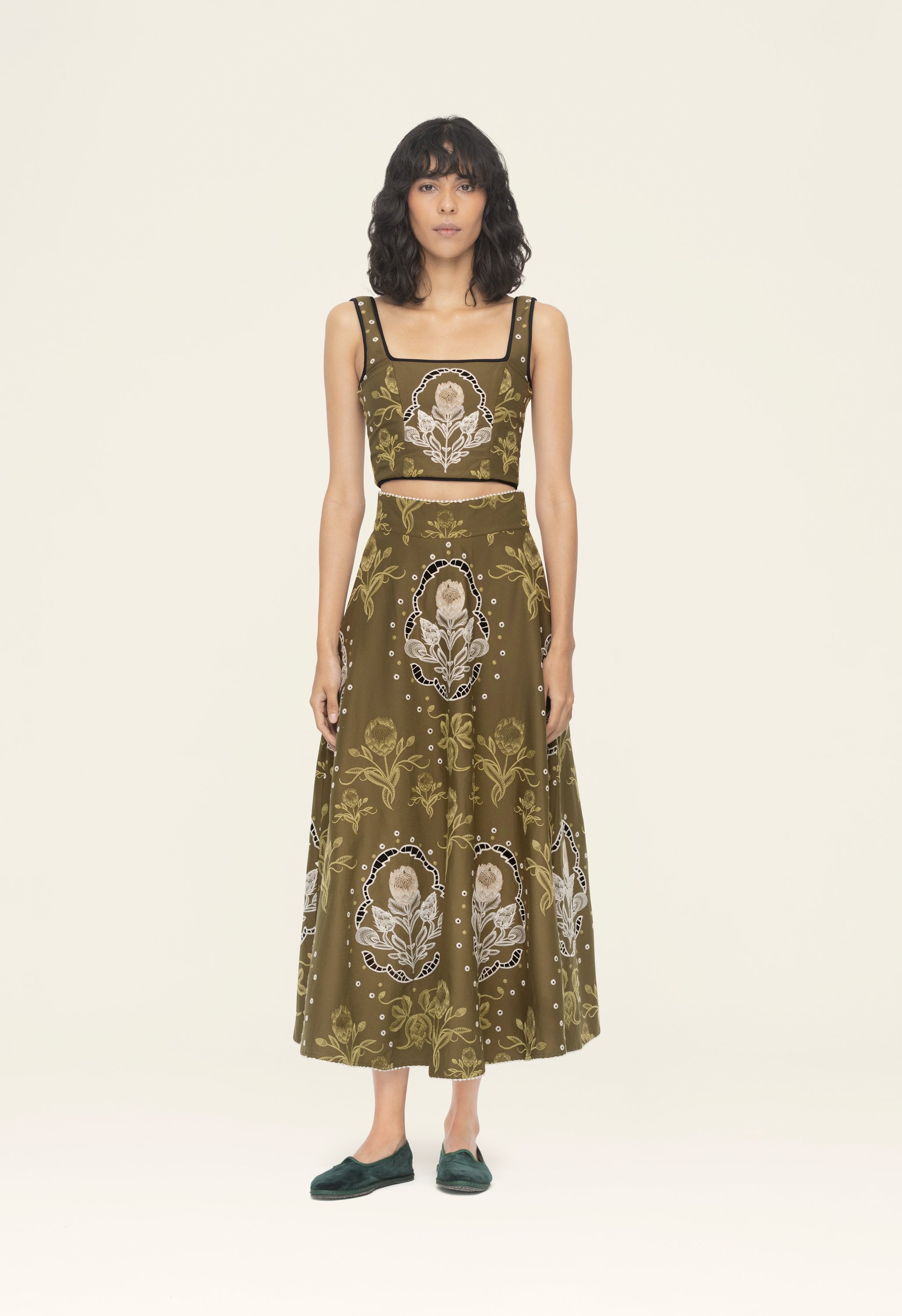 Amanda Relato Cropped Top | Agua by Agua Bendita – AGUA by Agua