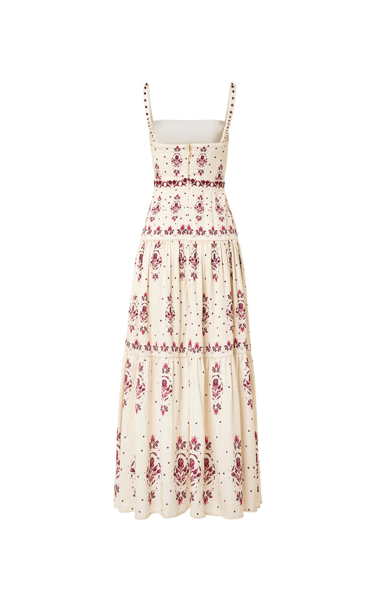 Zimmermann laelia cross stitch maxi dress clearance