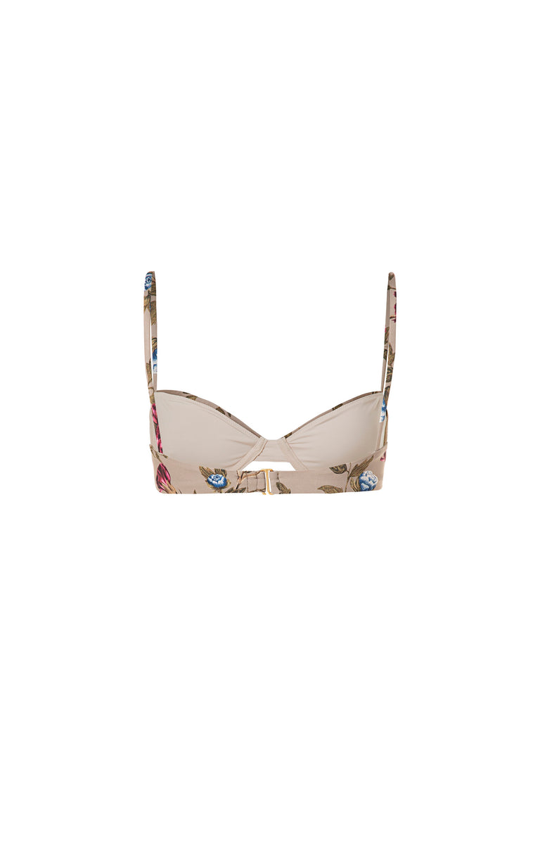 Agua Bentita レザービキニ Silver Garden Lolita Bikini Top | Agua Bendita | 17075