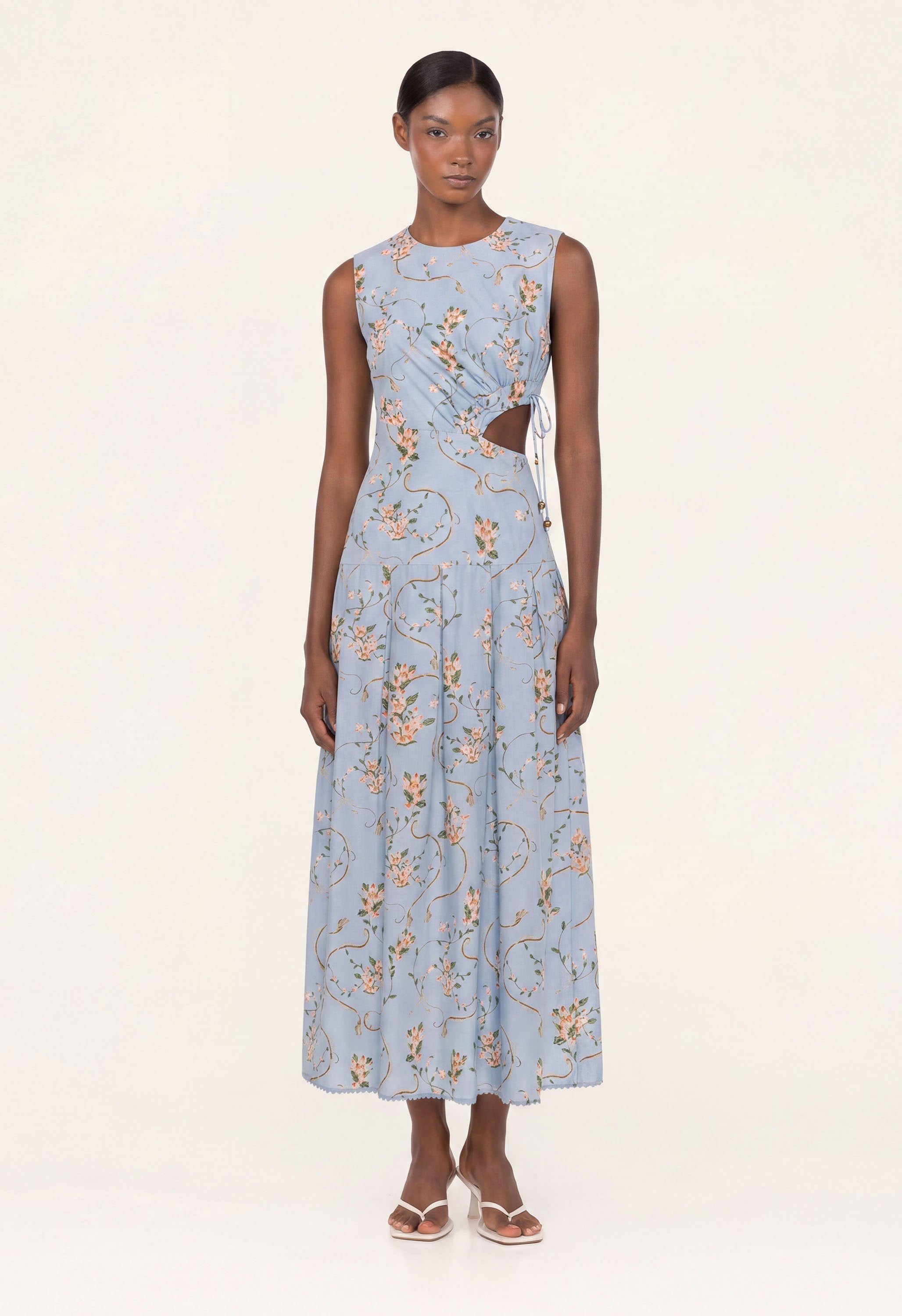agnata midi dress Faithfull The Brand Agnata Midi Dress