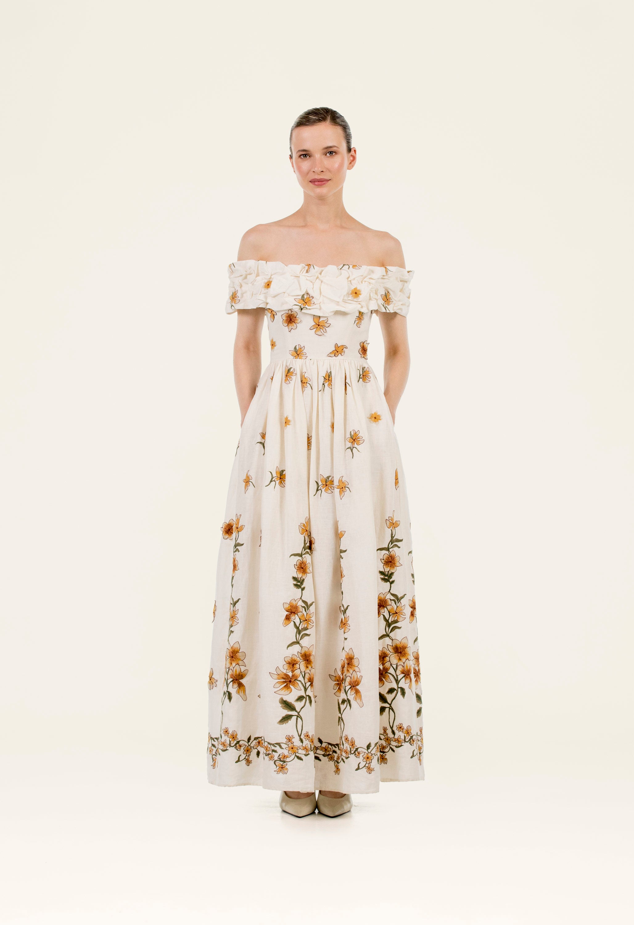 maria maxi dress Maria Beaded Maxi Dress-Butter