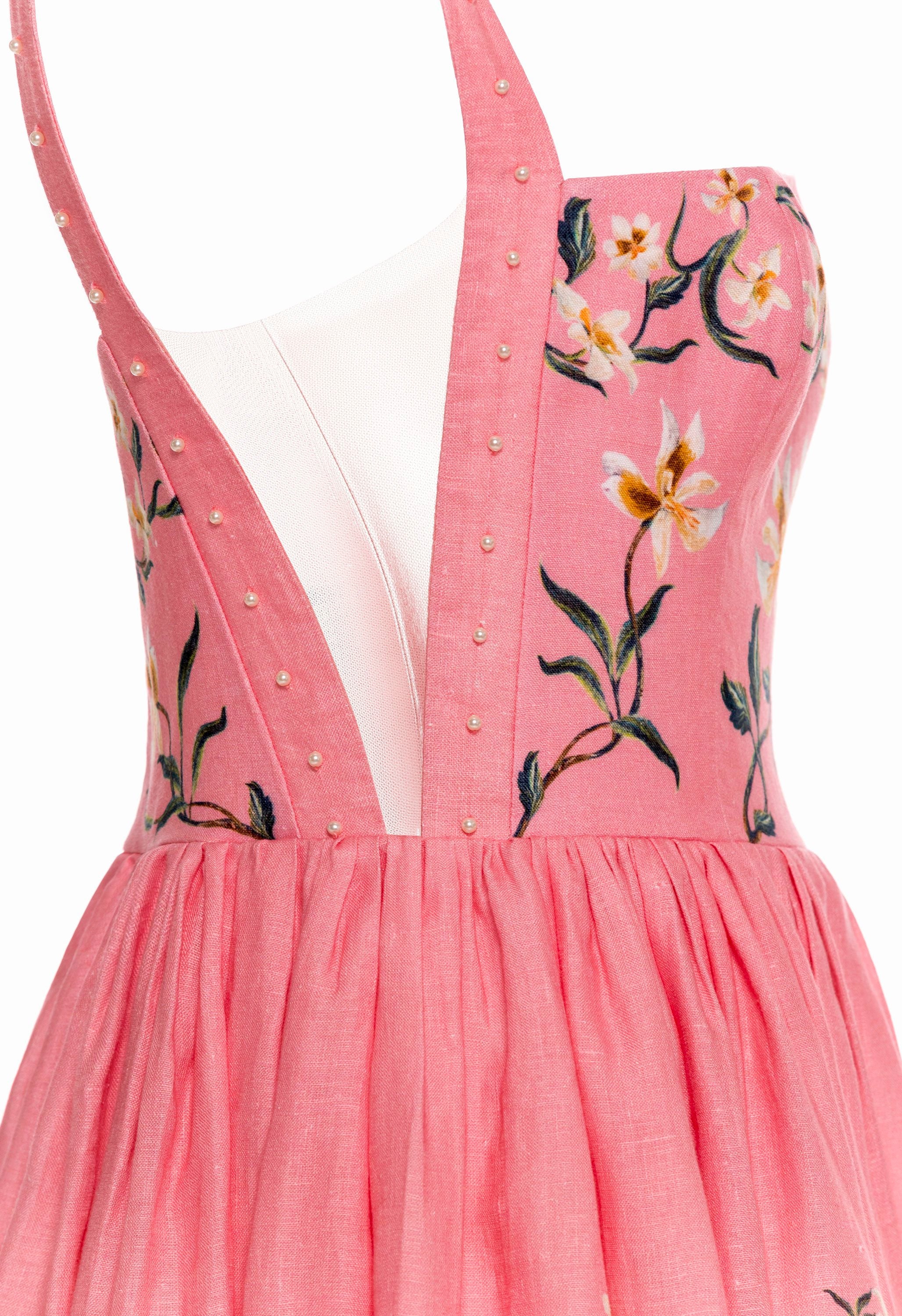 Mielero Promesa Midi Dress | 20902 | AGUA by Agua Bendita) – AGUA