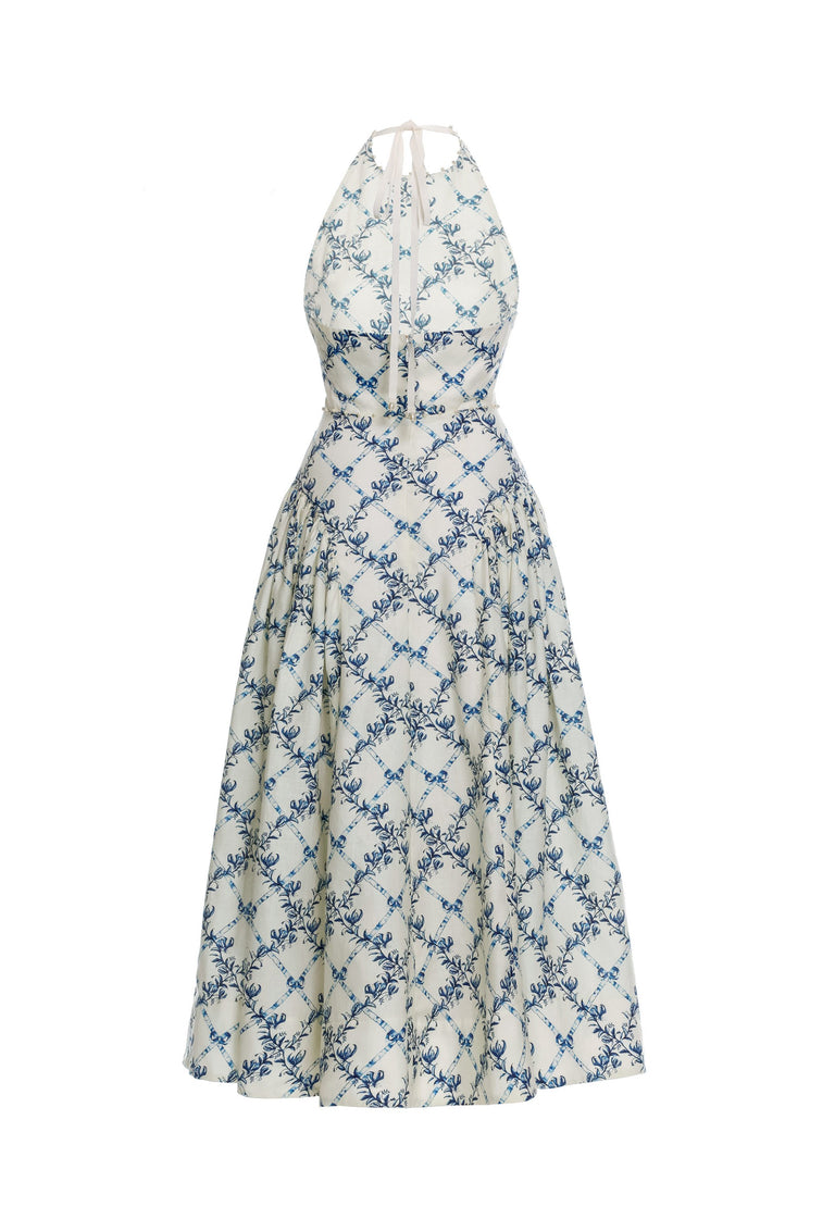 ☆AGUA by AGUA BENDITA☆ ホルターネックサマードレス・Balsa♪ Balsa Gloriosa Midi Dress | AGUA by Agua Bendita – AGUA by