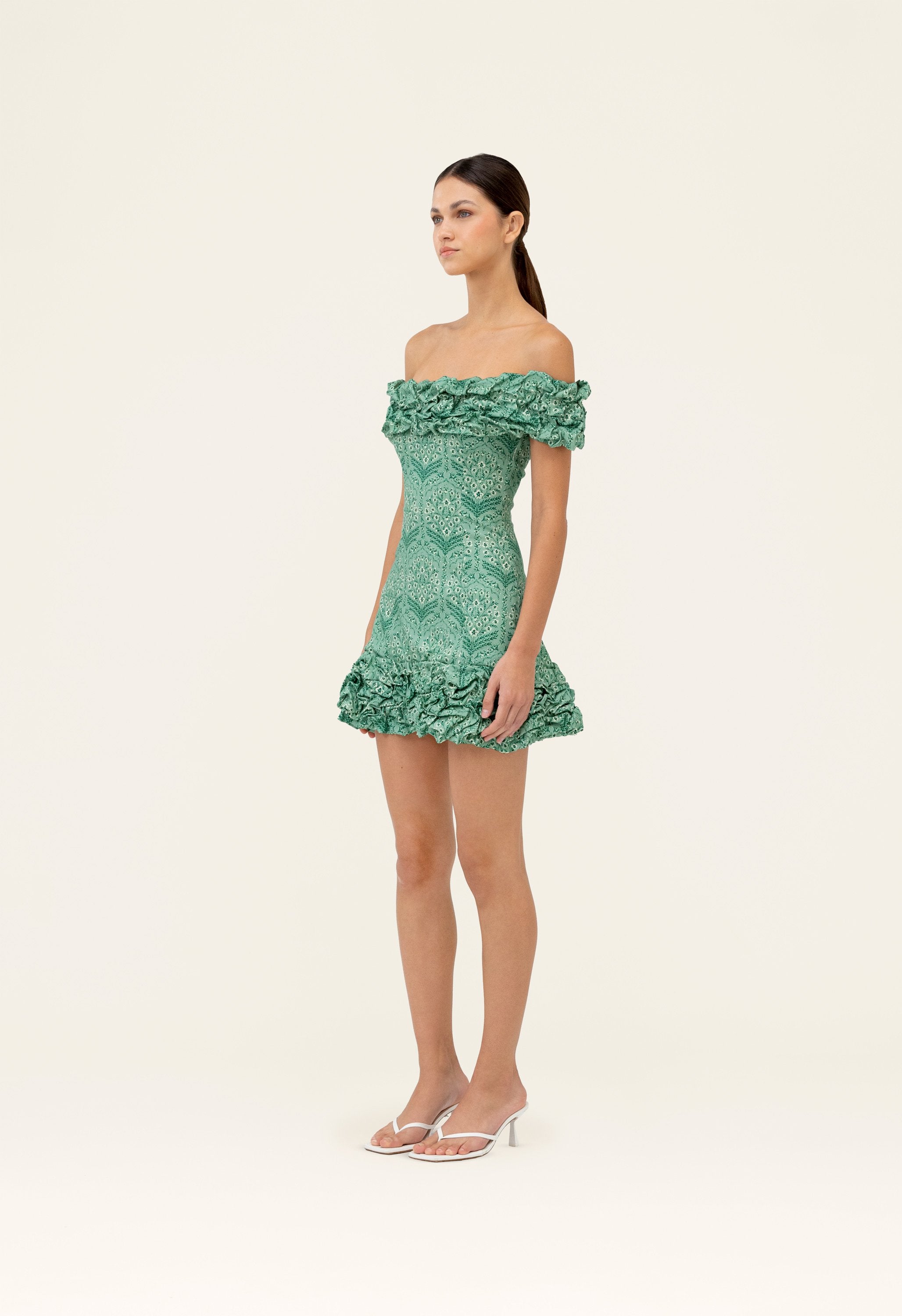 jardin floral mini dress BELLE JARDIN DRESS