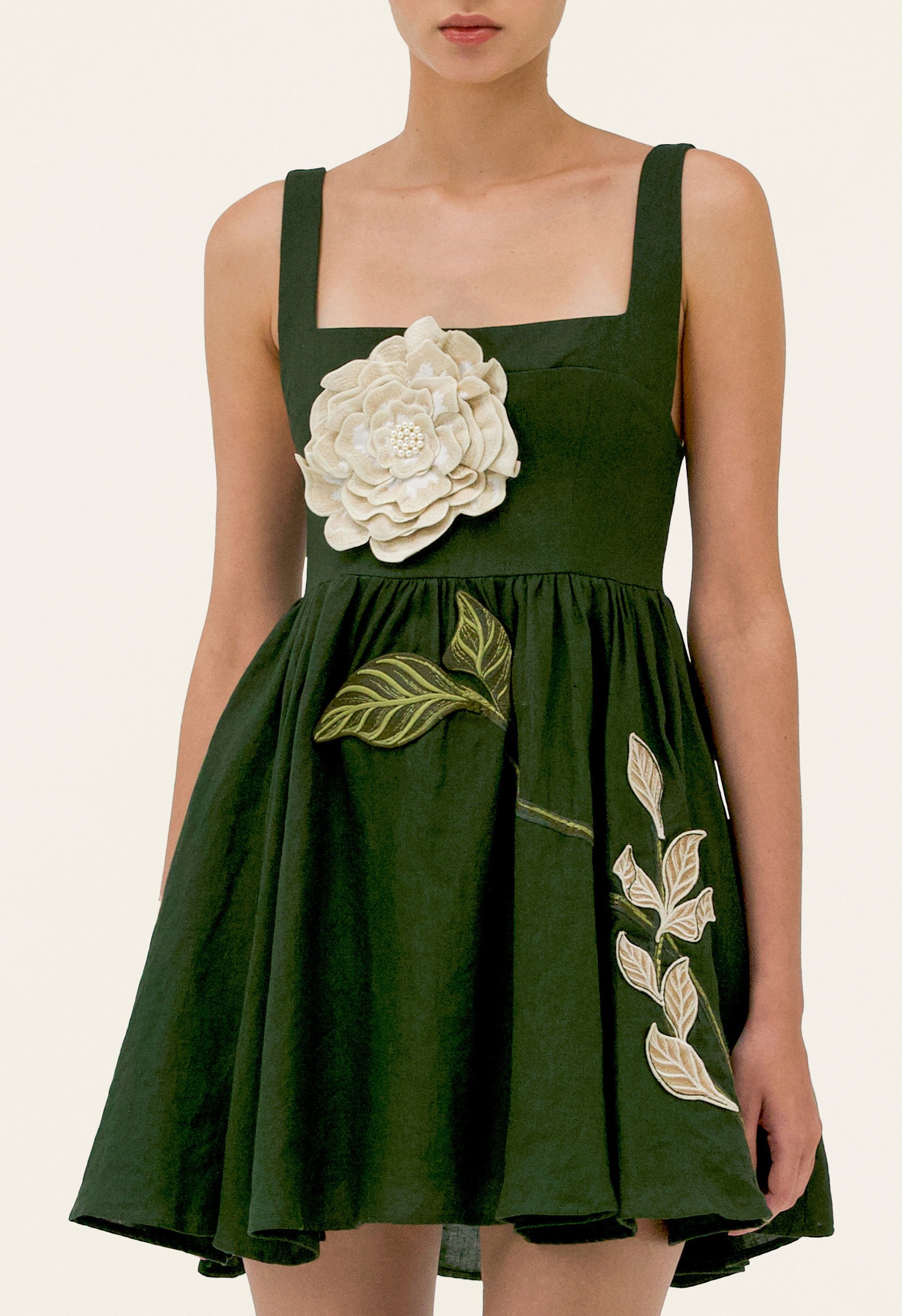 agua bendita green dress Agua Bendita Green Dress by Agua by Agua Bendita