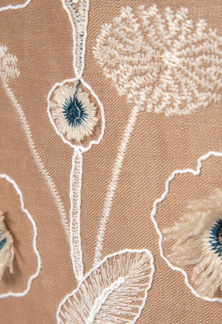Guaba Petalo Embroidered Mini Dress | Agua by Agua Bendita