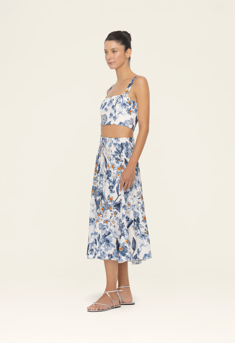 Mimosa-Petalo-Midi-Skirt-14958 - 1
