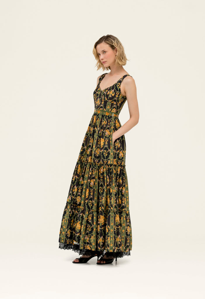 Azulejo Cordillera Maxi Dress | AGUA by Agua Bendita | 20338