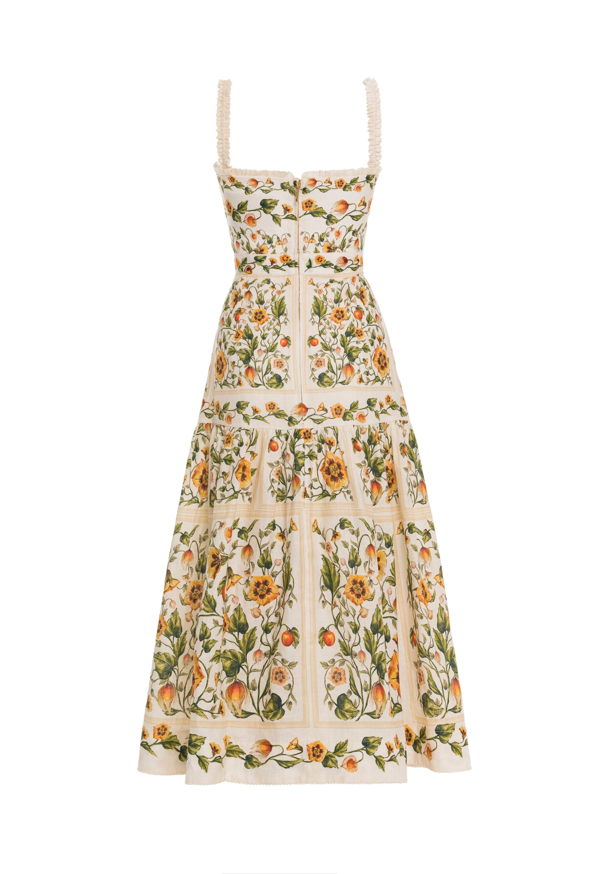 agua by agua bendita nispero midi dress Agua by Agua Bendita Uchuva Nispero Midi Dress Uchuva / M