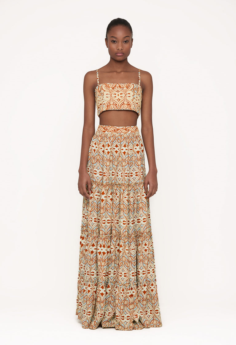 Acara-Calados-hand-Embroidered-Viscose-Cropped-Top-12061 - 1