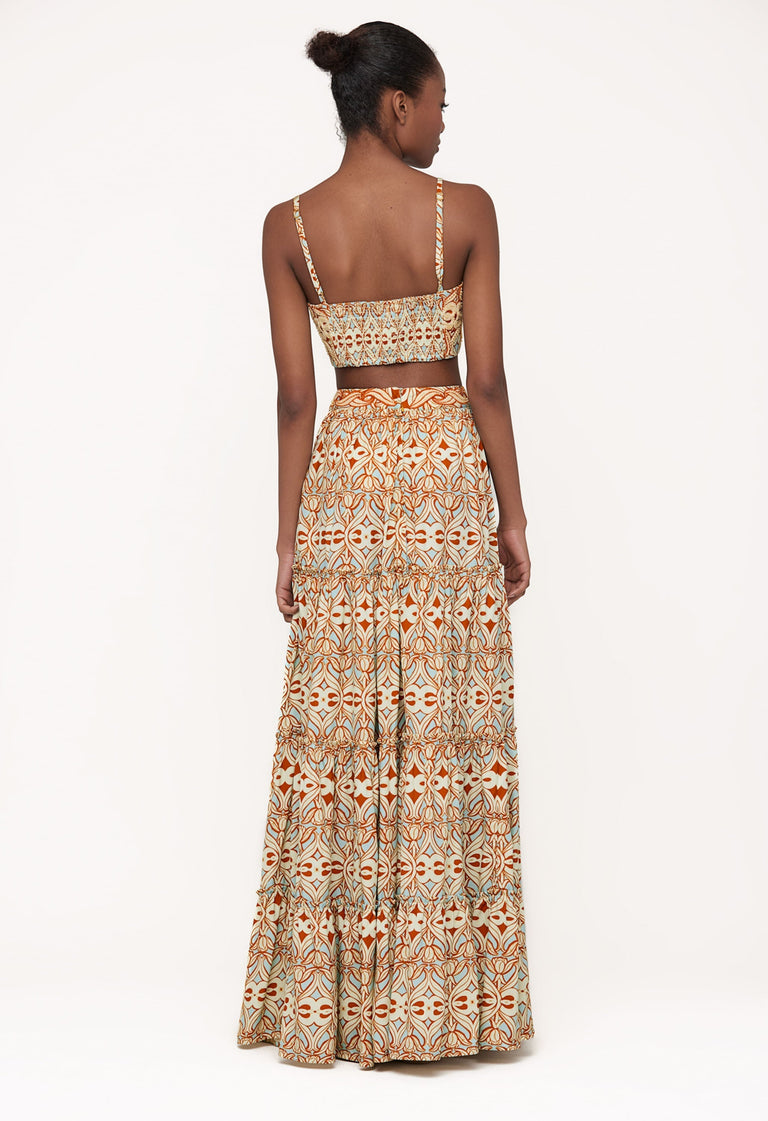 Acara-Calados-hand-Embroidered-Viscose-Cropped-Top-12061 - 2