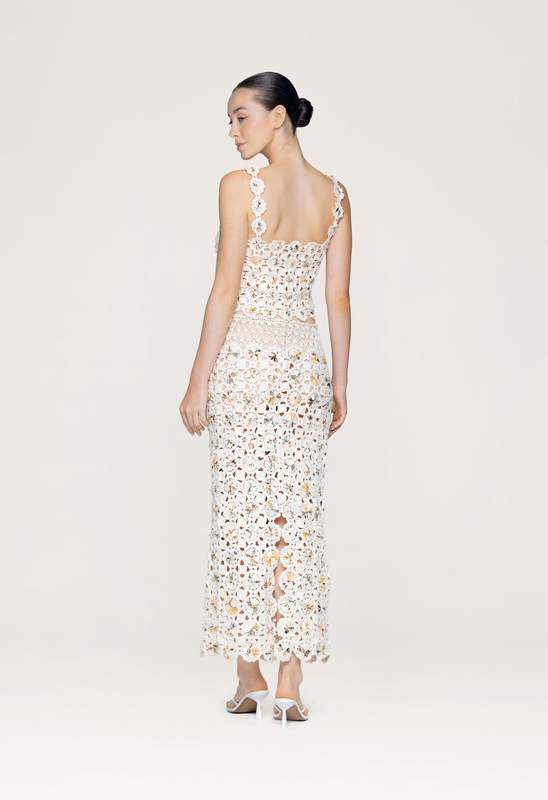 Arroyo-Caracola-Embroidered-Maxi-Skirt-13452 - 2