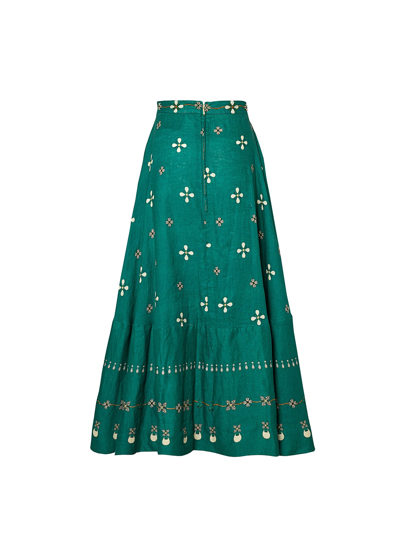 Bel-Mar-Esmeralada-hand-Embroidered-Maxi-Skirt-14051