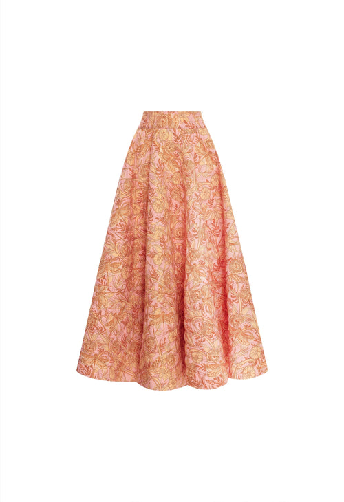 Hover Alternative image -   Bergamota-Vuelo-Atardecer-Maxi-Skirt-10390-HOVER 