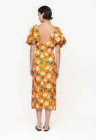 Camelia-Sabanero-Dorado-Viscose-Jacquard-Midi-Dress-11206