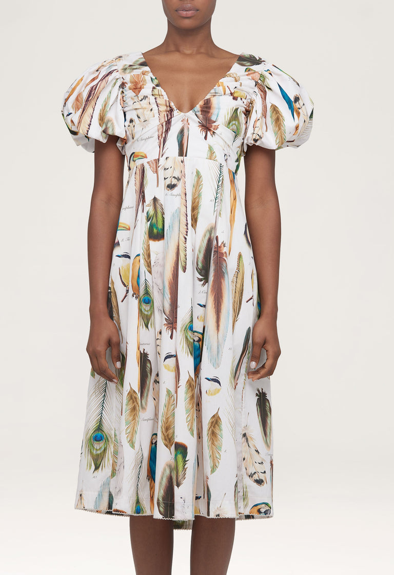 Chontaduro-Pluma-Cotton-Midi-Dress-12653 - 3