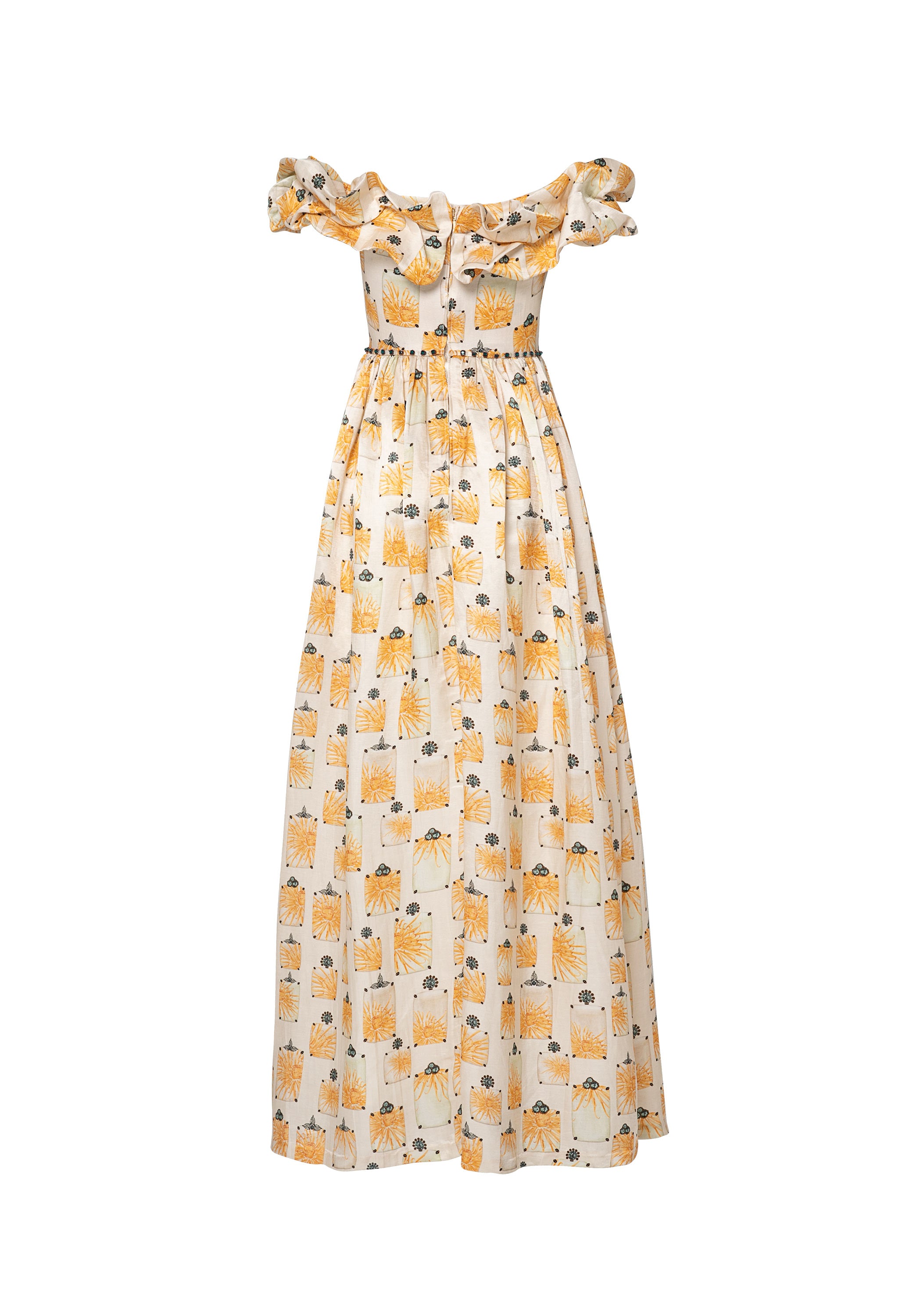 agua by agua bendita espliego floral cotton maxi dress Agua by Agua Bendita Espliego cotton floral maxi dress Agua by Agua Bendita