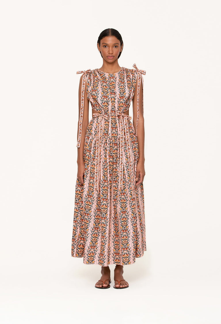 Guaguanco-Monarca-Rosa-Midi-Dress-10375 - 1