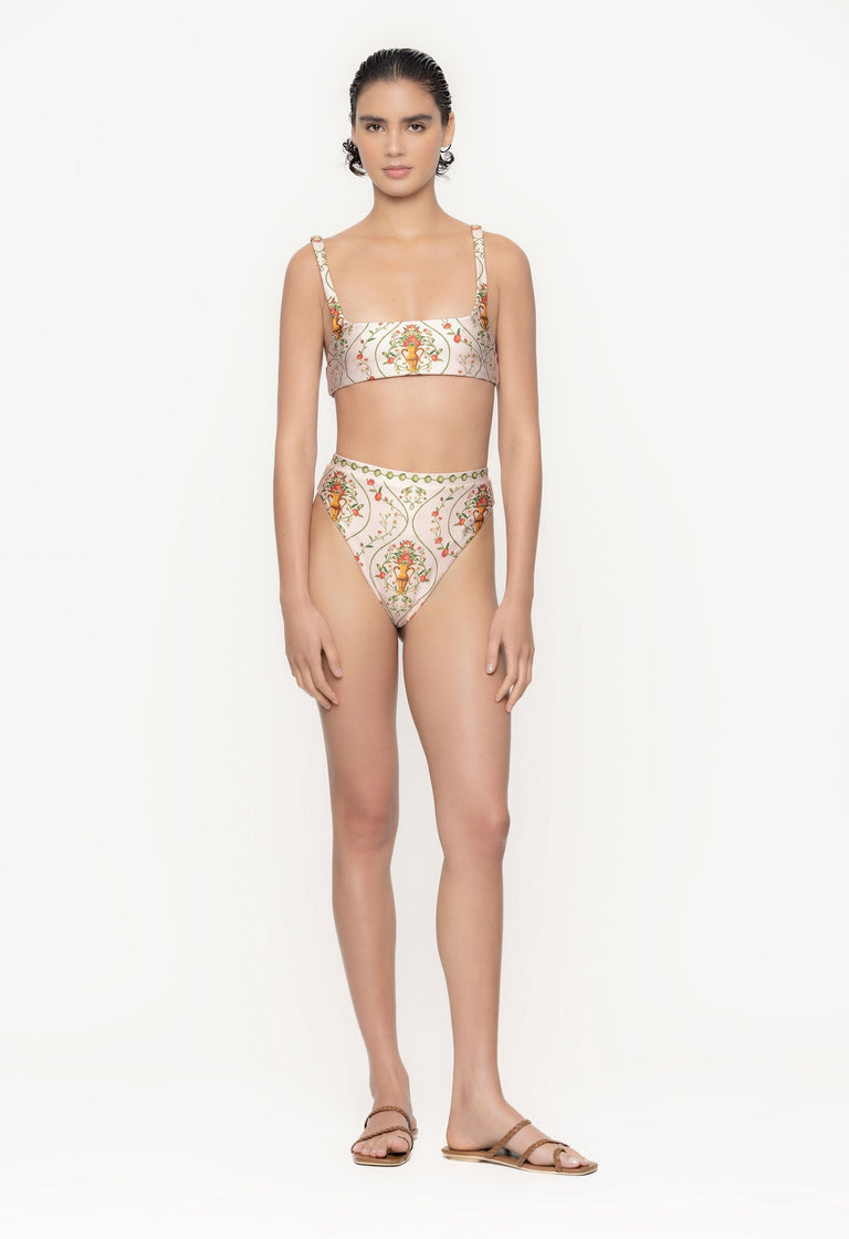Gualanday Remedios Recycled Polyester Bikini Bottom | Agua