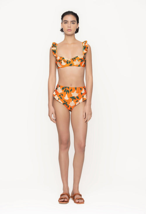 Main image -   Jengibre-Sabanero-Dorado-hand-Embroidered-Bikini-Bottom-11203 