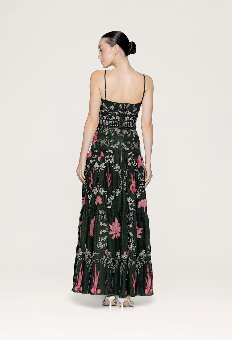 Lima-Encaje-Embroidered-Maxi-Dress-13416 - 2