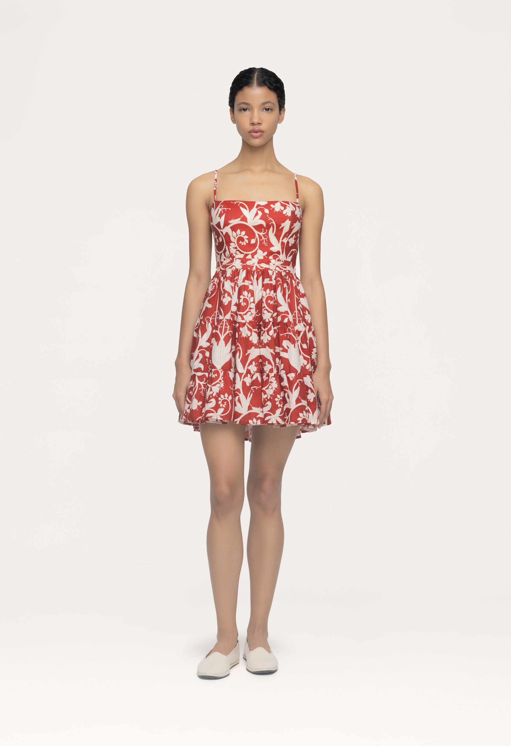 アンドマリー　Donna gather mini dress ANDMARY ANDMARY】Donna gather mini dress