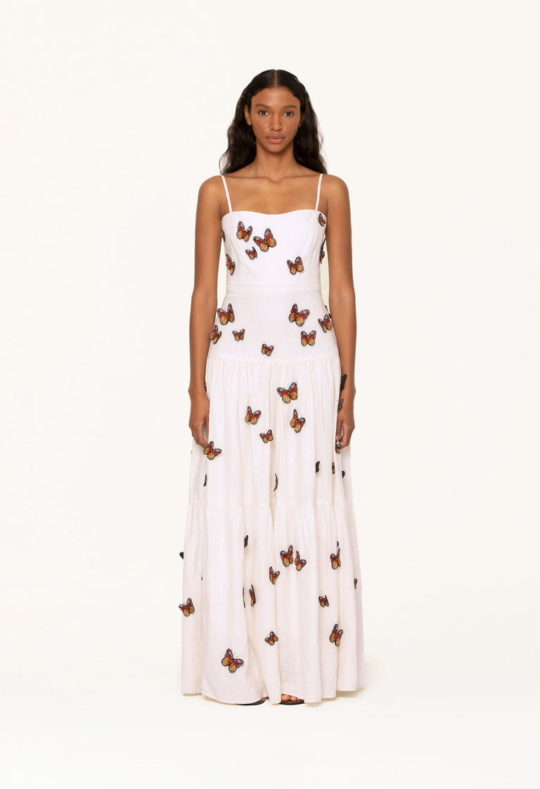 Lima-Monarca-Crema-Maxi-Dress-10364 - 1