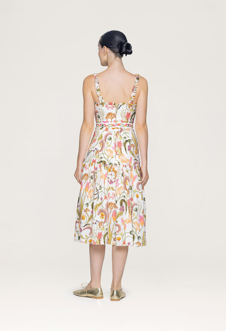Nispero-habitat-Embroidered-Midi-Dress-13373 - 2