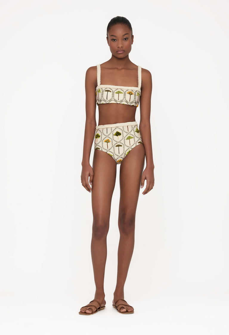 Olmo Arboleda Hand Embroidered Bikini Top Agua by Agua Bendita Agua by Agua Bendita INT