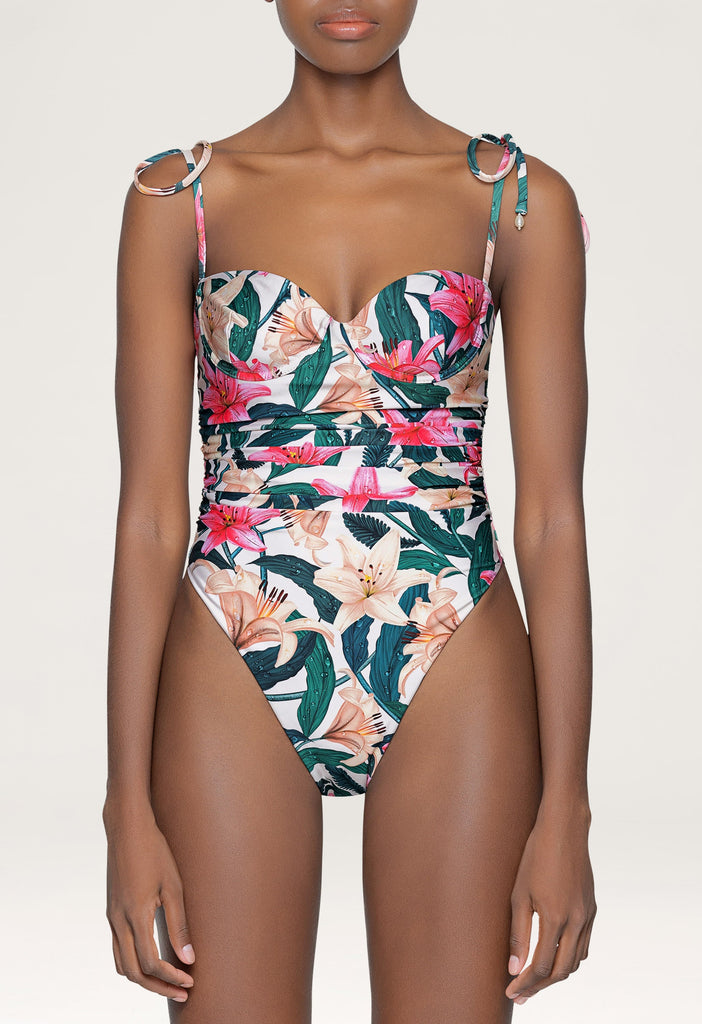 ワンピース A FERRETTI Woman Dress Water 04091625 0328 Nopal Tribeca One Piece Swimsuit | Agua Bendita | 17031