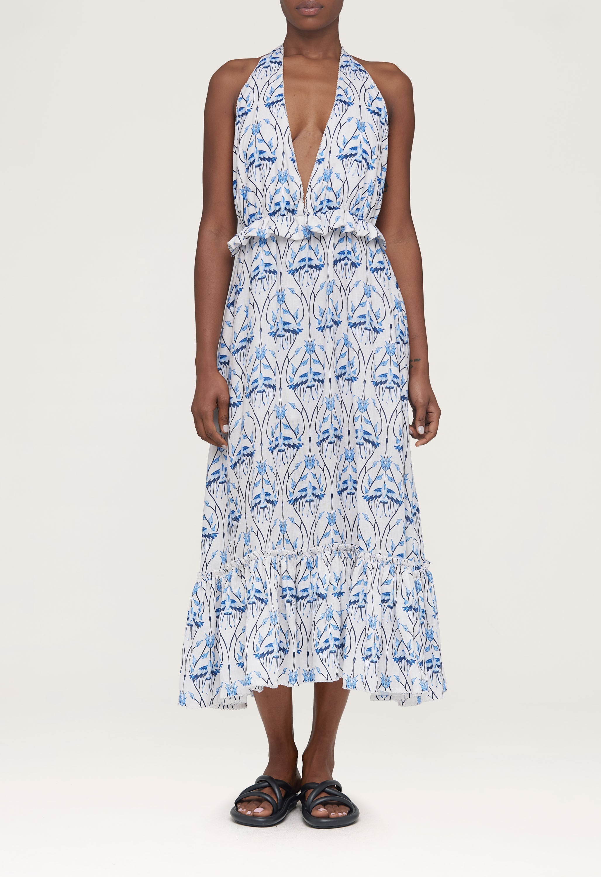 Saba-Cometa-Linen-Midi-Dress-12632