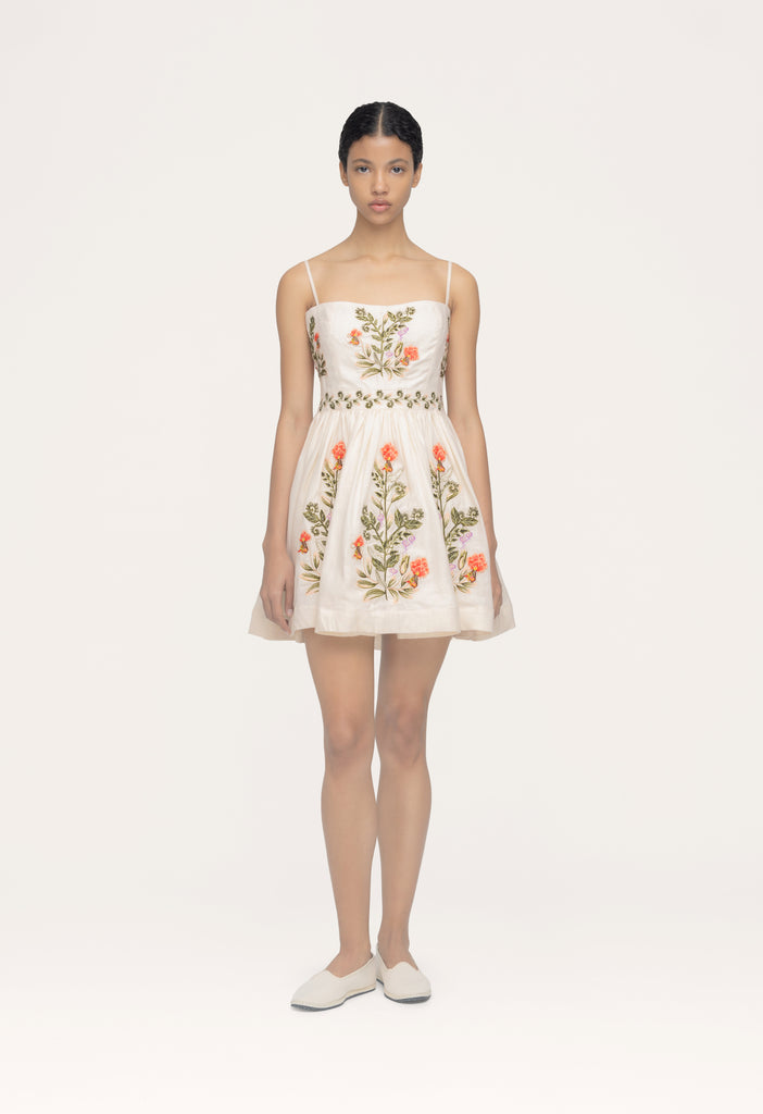 sapucai cultivo mini dress Agua By Agua Bendita Linen Mini Dress