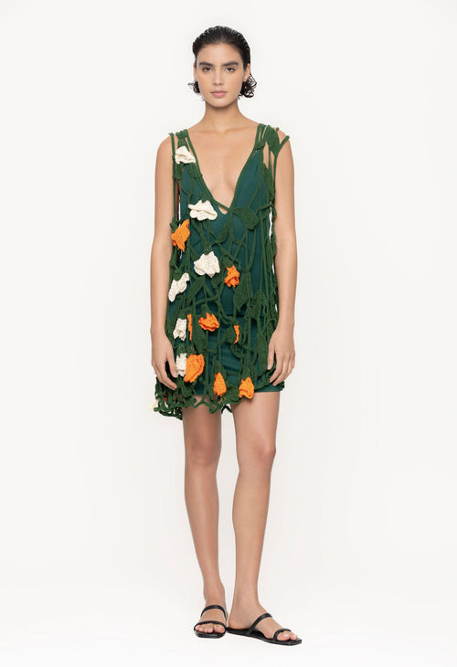 Main image -   Sauco-Sabanero-Nocturno-Crochet-Mini-Dress-11210 