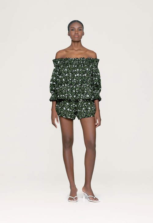 Main image -   Toronjil-Perla-Embroidered-Short-13428 