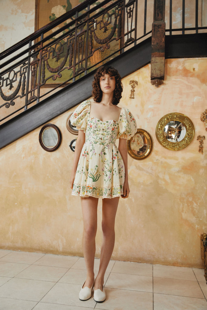 Agua by Agua Bendita Cultivo Linen Mini Dress