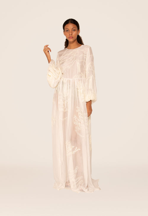 Main image -   Zafiro-Manglares-Off-White-Maxi-Dress-9153 