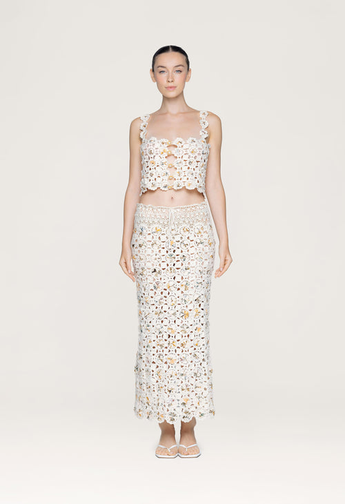 Main image -   Zilia-Caracola-Embroidered-Cropped-Top-13451 